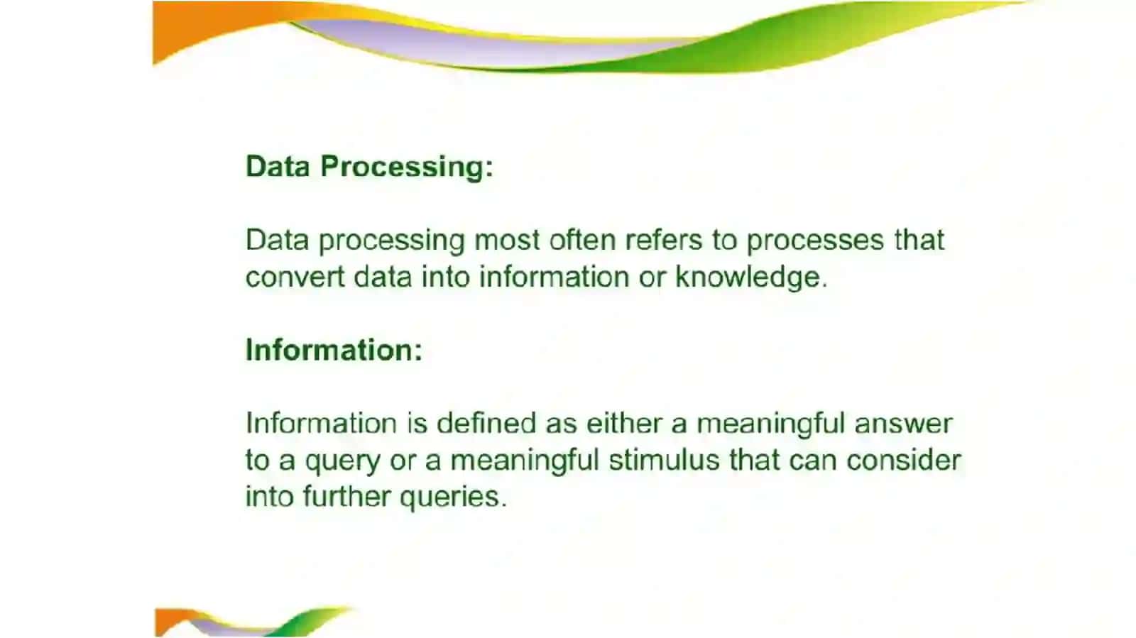 Data processing 4
