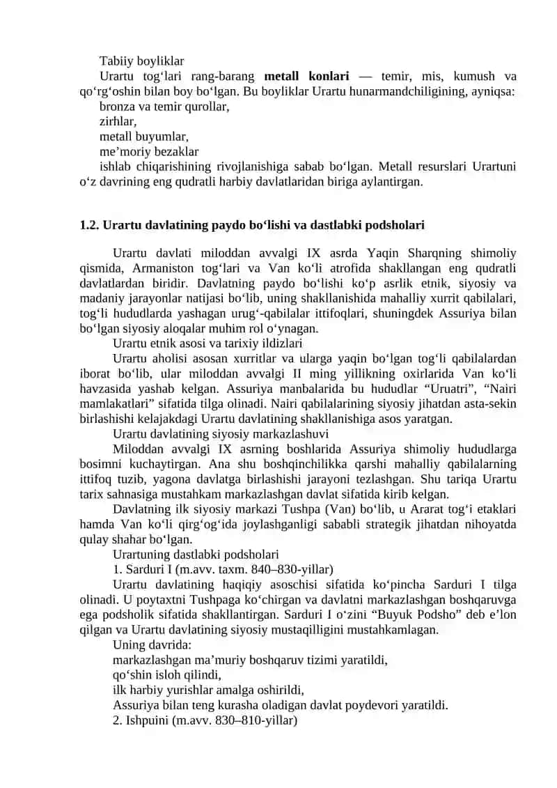 Qadimgi Urartu davlati 4
