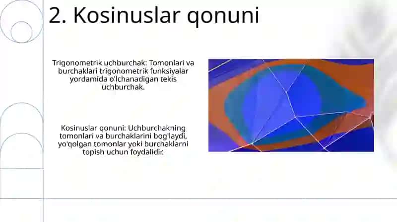 Trigonometrik uchyoqlik va sferik uchburchak 4