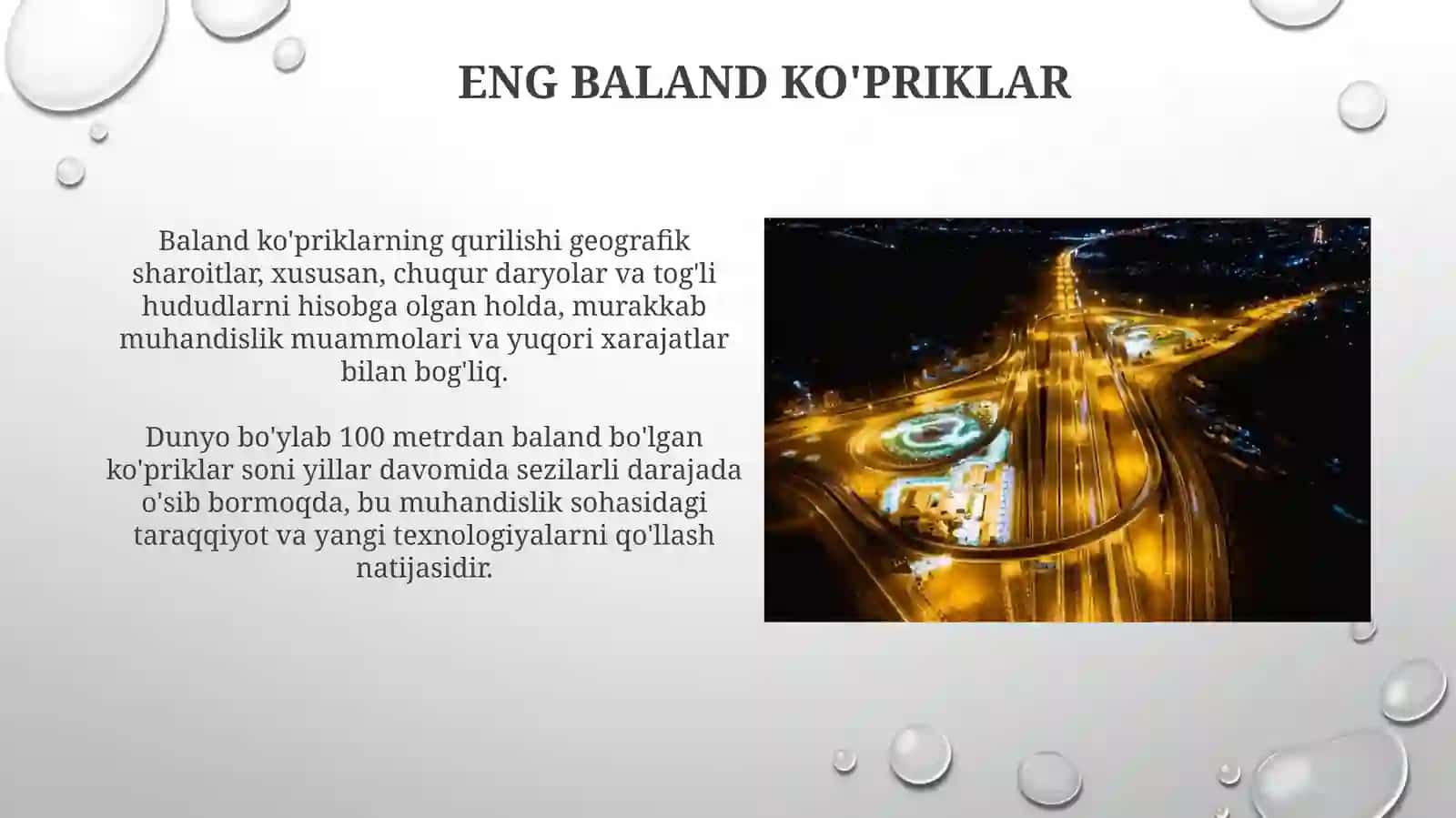 Dunyodagi kòprilar yòl òtkazgichlar va estakadalar 4