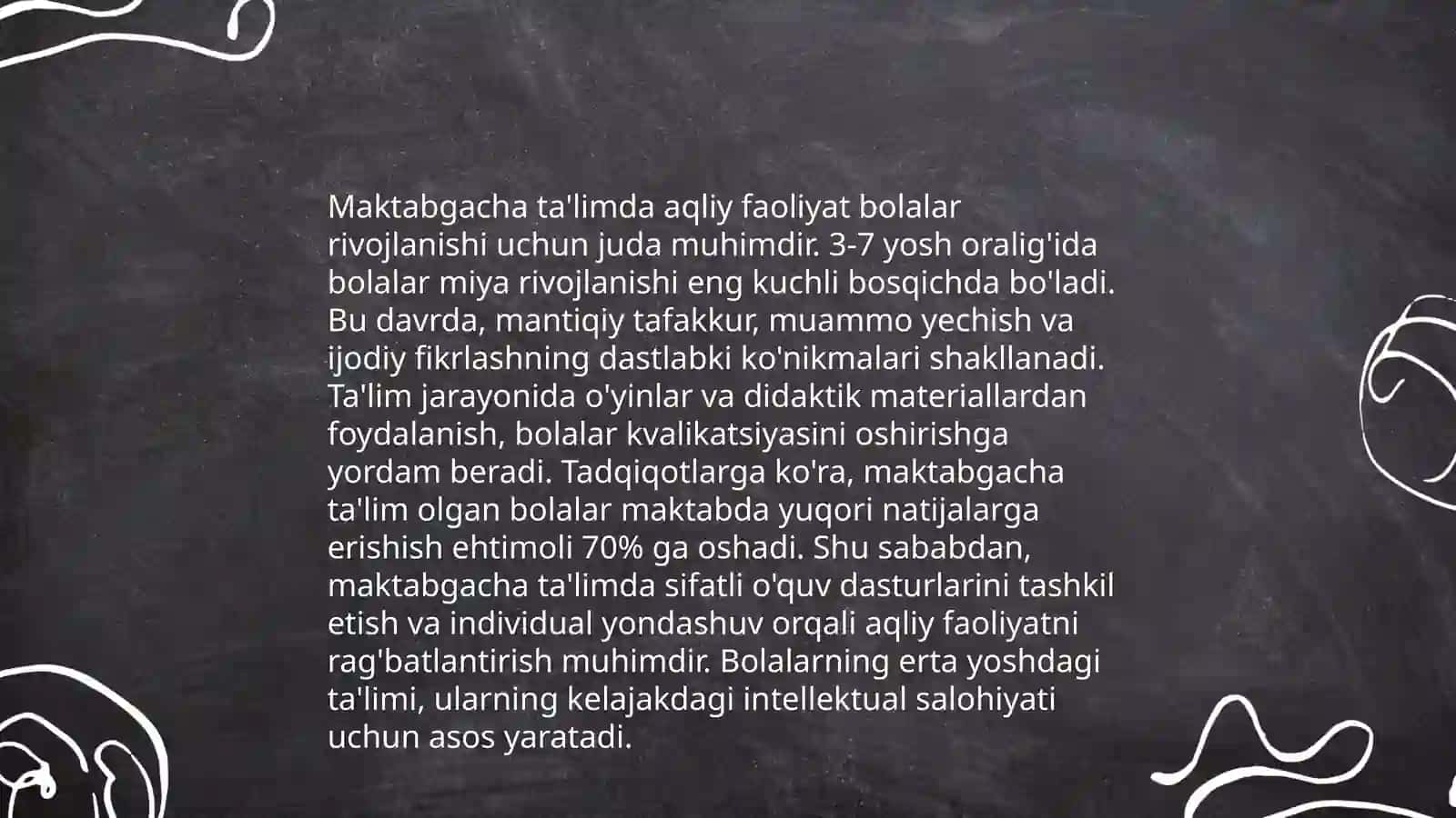 Aqliy Rivojlanish Bosqichlari 4