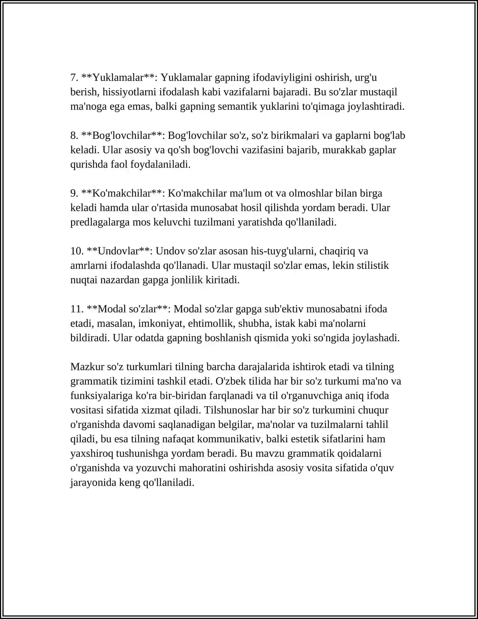 SO'Z TURKUMI VA UNI O'QITISH USULLARI 4