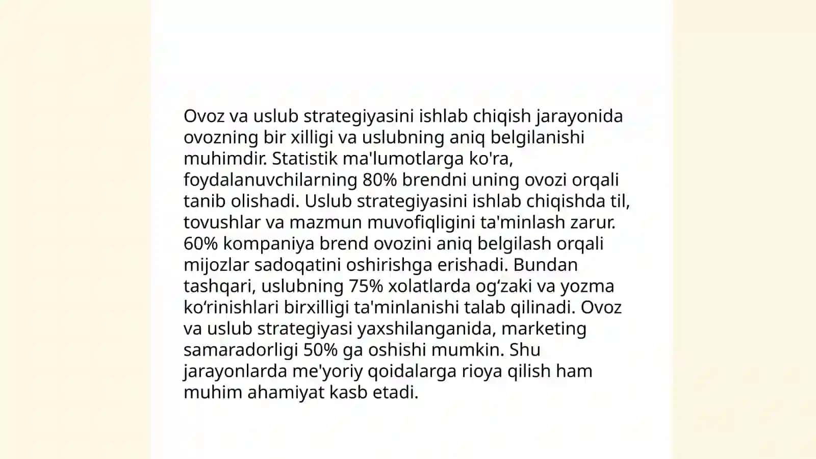 Brendni ijtimoiy tarmoqda o'rnatish va rivojlantirish 4