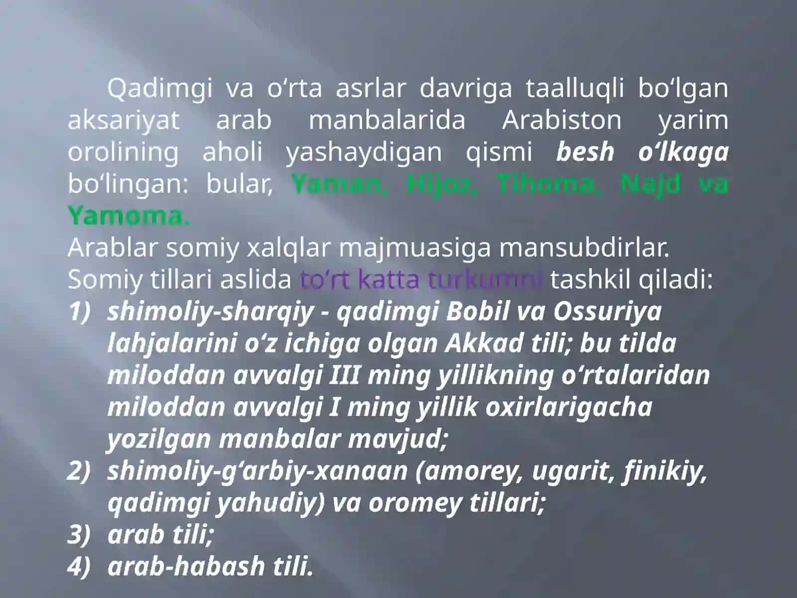 Arab musulmon davlatlarining tashkil topishi 4