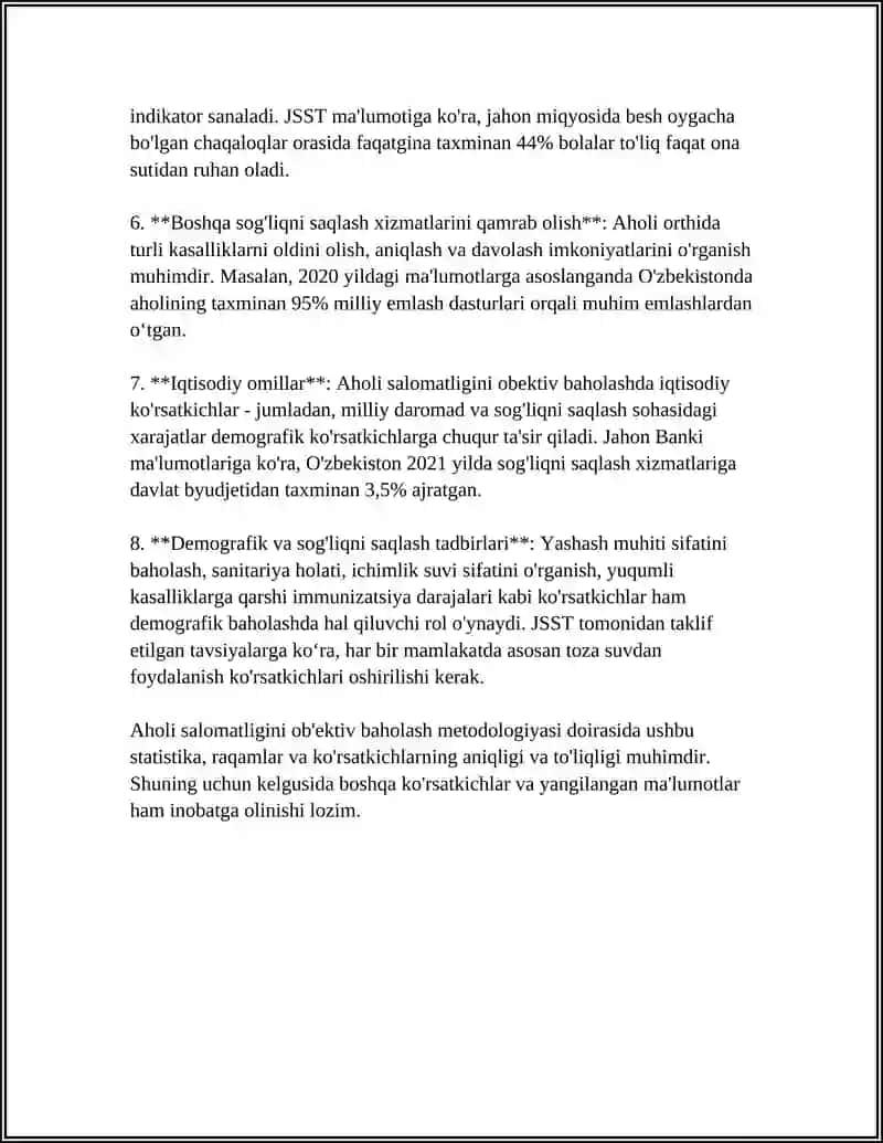AHOLI SALOMATLIGINI OBEKTIV TEKSHIRISH VA DEMOKRATIK KORSATKICH 4