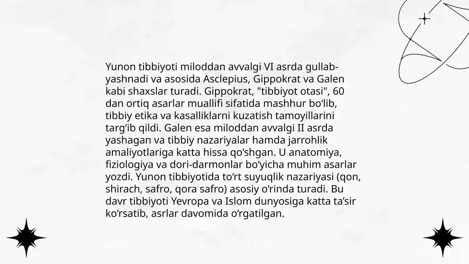 Klinik va nazariy tibbiyot fanlarining fan sifatida rivojlanish tarixi 4