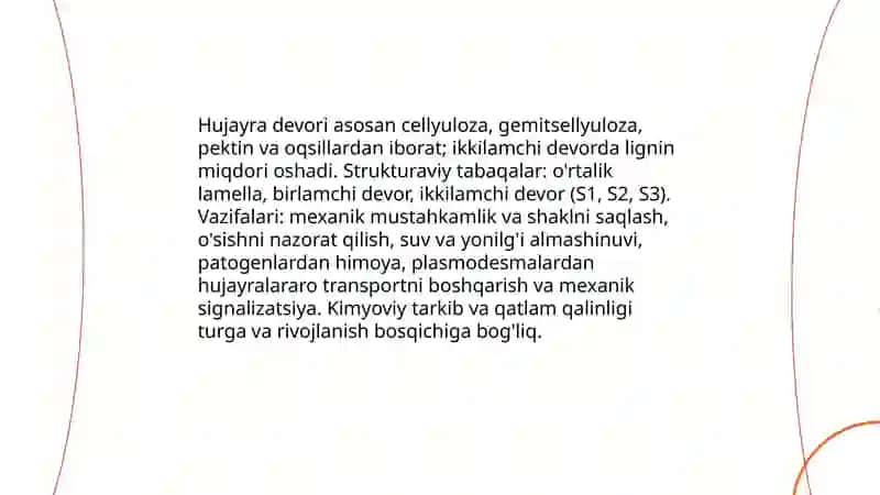 O'simliklar fiziologiyasi 4