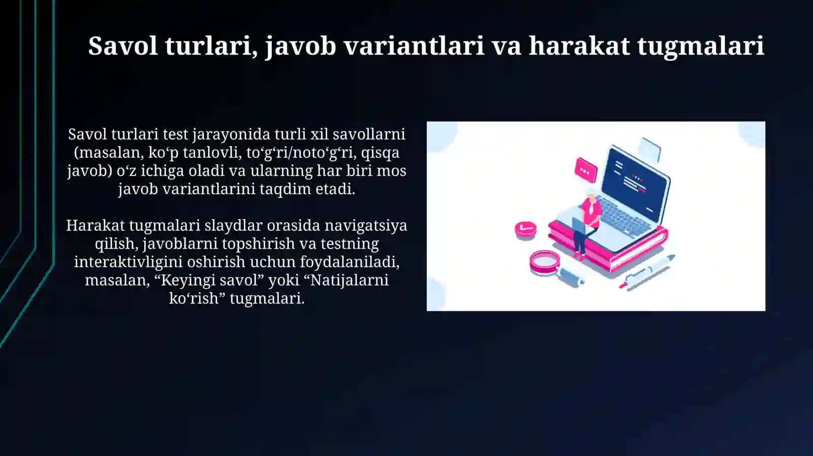 Interaktiv test va so‘rovlar PowerPointda yaratish 4