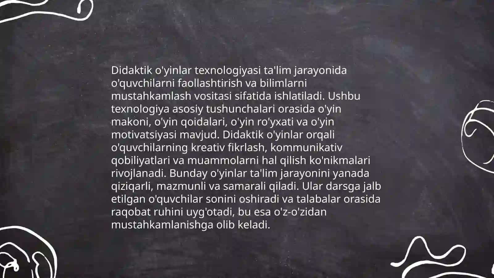 Didaktik o'yinlar texnologiyasi va uning boshlang'ich adabiy ta'limdagi o'rni 4