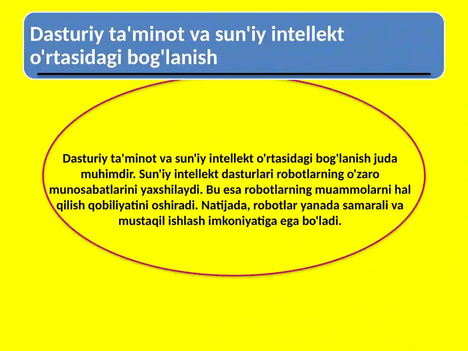 Robotlarning dasturiy ta'minotini o'rganish 4