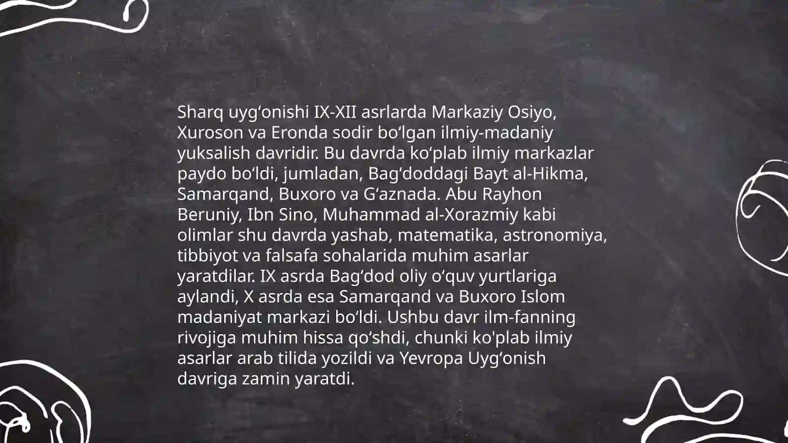 Sharq uygʻonishi davrida pedagogik fikrlar 4