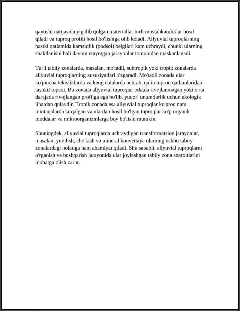 TURLI TABIIY ZONALARDAGI ALLYUVIAL TUPROQLARINING XUSUSIYATLARI 4