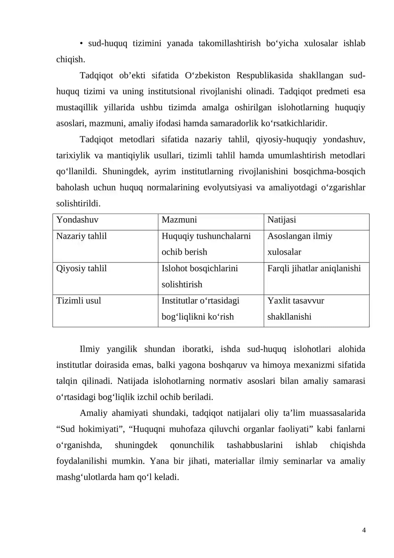 Mustaqillik yillarida òzbekistonda sud-huquq tizimidagi islohotlar 4
