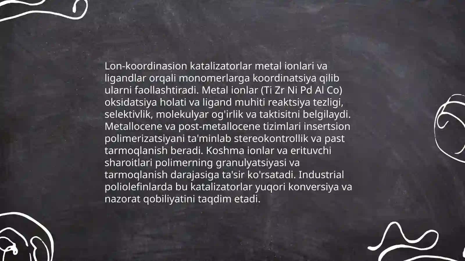 lon-koordinasion usulda olinadigan sanoat polimerlari 4