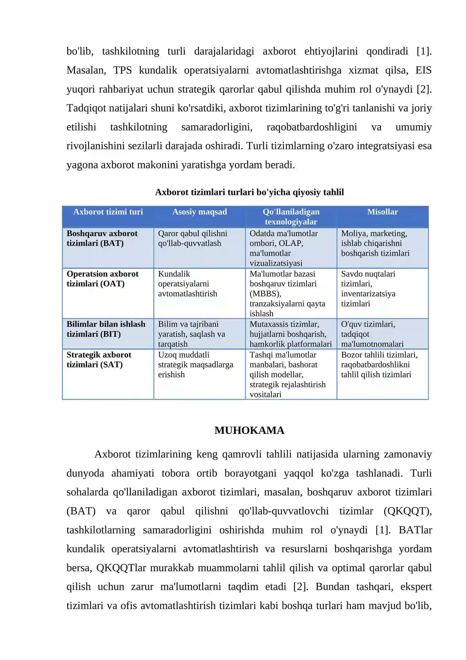 AXBOROT TIZIMLARI VA ULARNING TURLARI 4