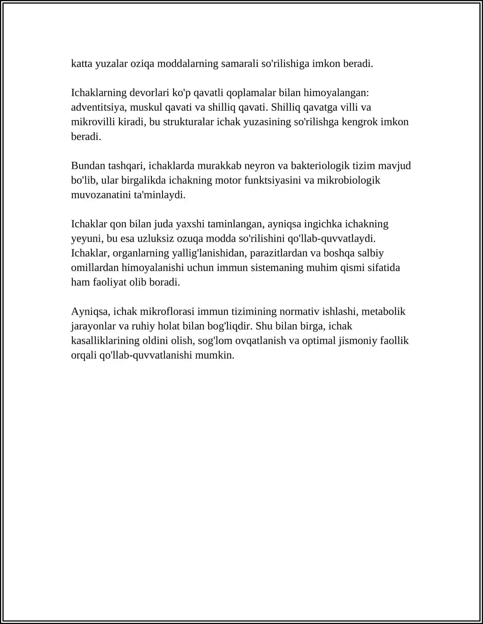 Ichaklar anatomiyasi 4