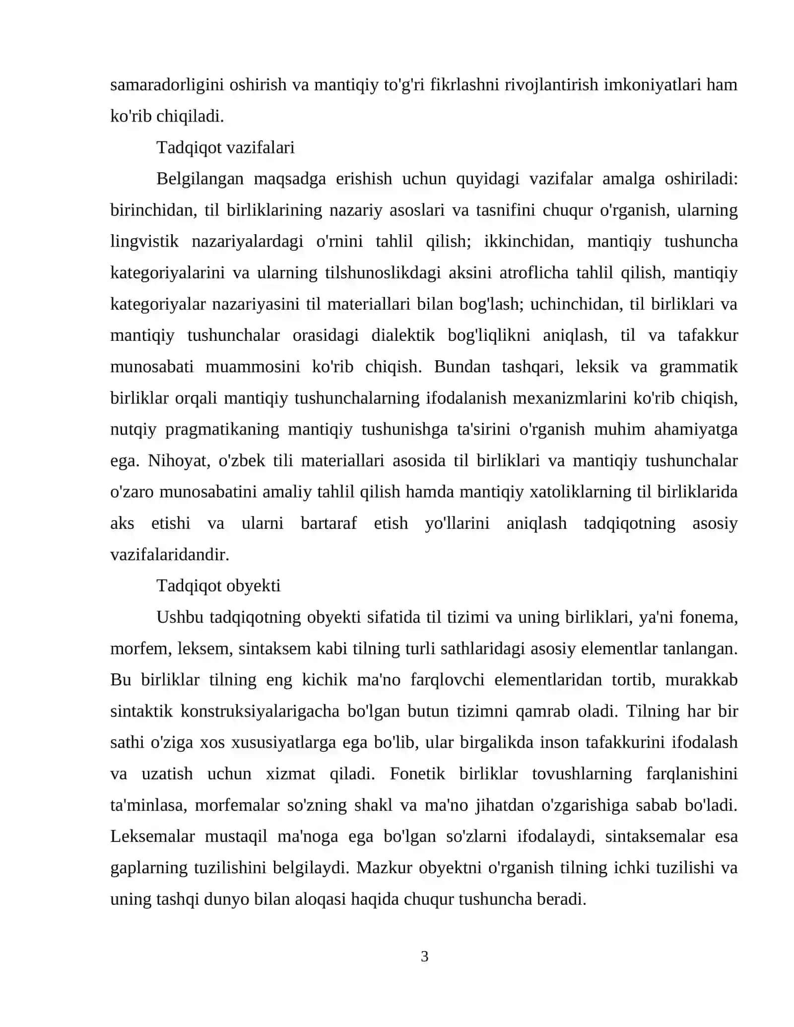 Til birliklari va mantiqiy tushunshaning õzaro munosabati. 4