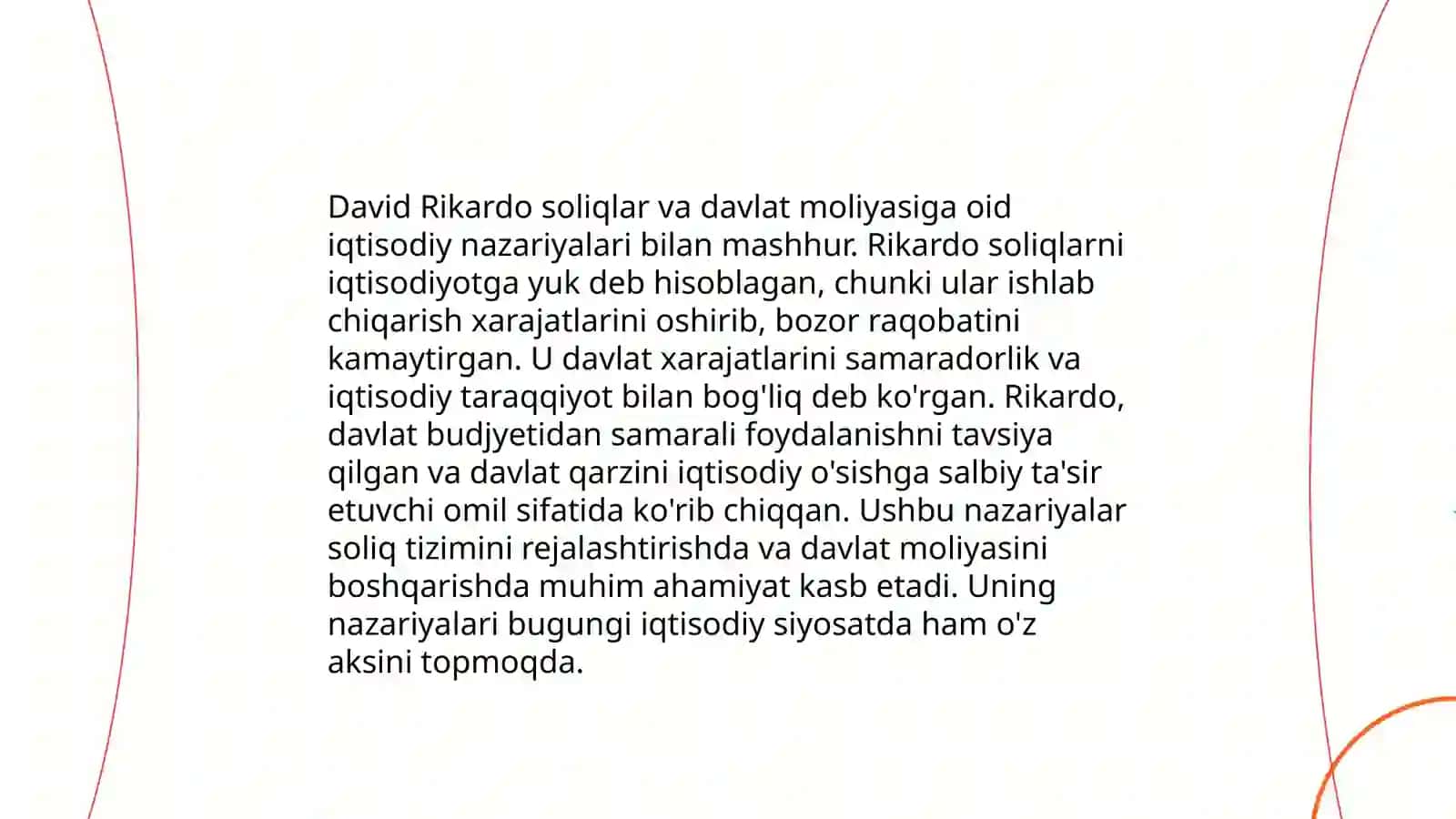 Adam Smit va David Rikardoning Iqtisodiy g'oyalari va talimotlari 4