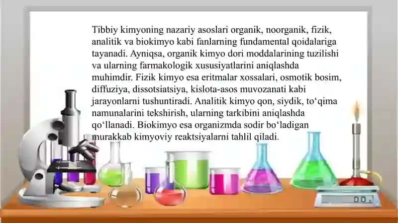 Pptx Tibbiy kimyoga kirish. Kimyo va atrof muhit. 4