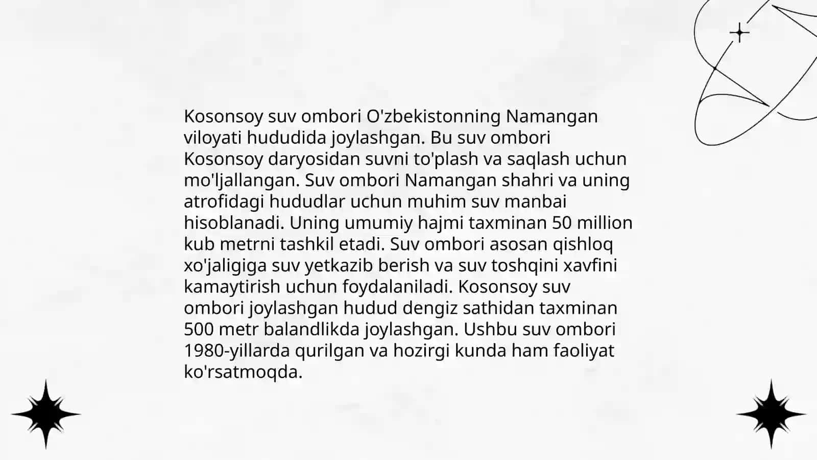 Kosonsoy suv ombori 4