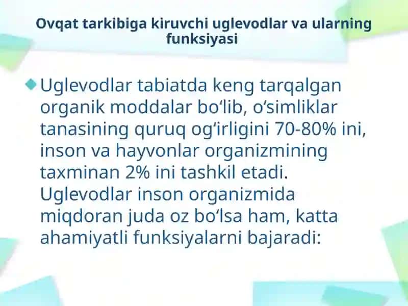 Karbonsuvlar almasinuvi patofiziologiyasi 4