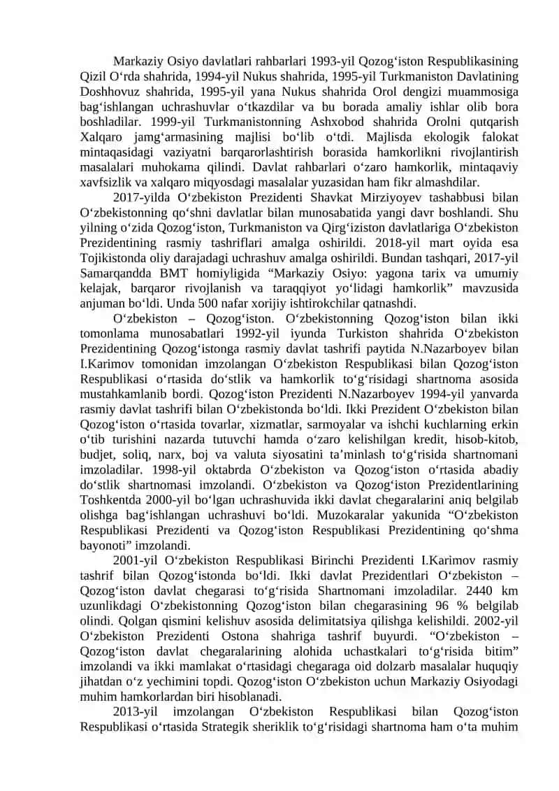 O‘zbekiston va jahon hamjamiyati 4