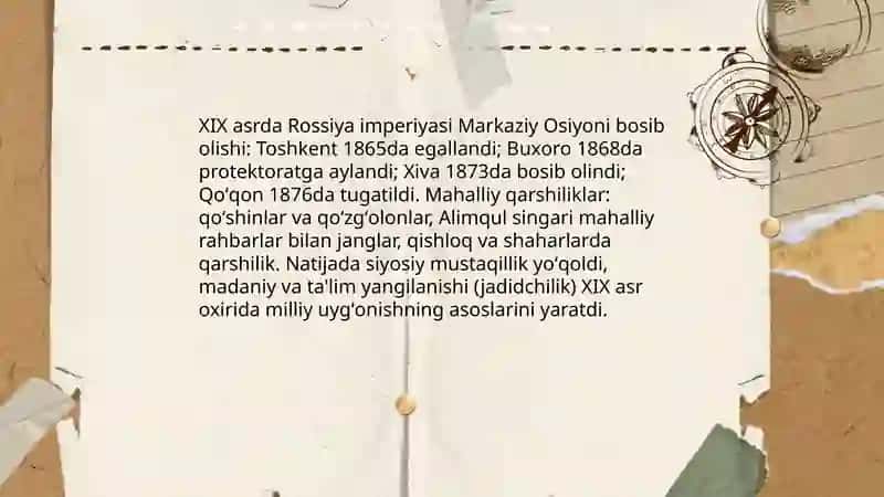Oʻzbekistonda mustaqillik g'oyalarining tarixiy asoslari 4