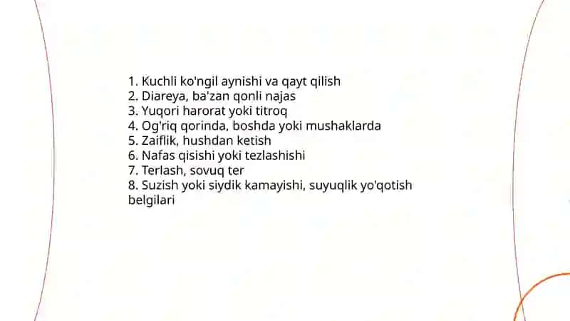 Bolalarda ovqatdan zaharlanganda birinchi yordam 4