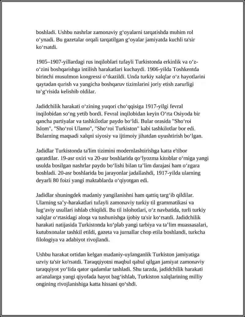 TURKISTONDA JADIDCHILIK HARAKATI 4