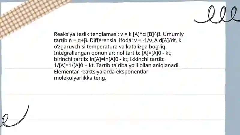 Kimyoviy kinetika 4