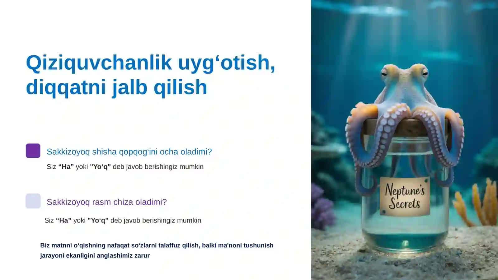 Oʻqib tushunish jarayonlarini baholashning tarkibiy yondashuvi 4