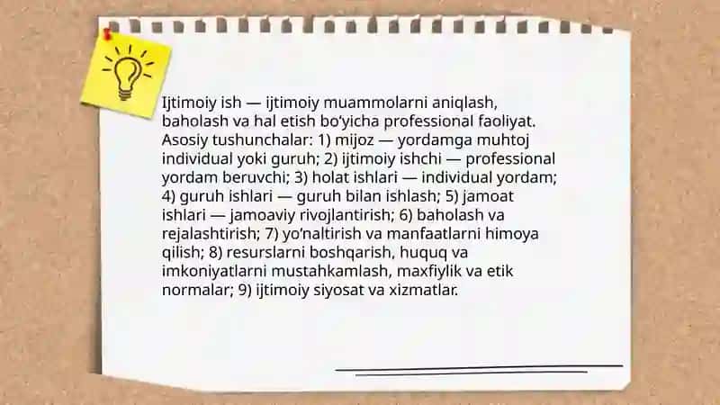 Ijtimoiy ishning nazariy asoslari 4