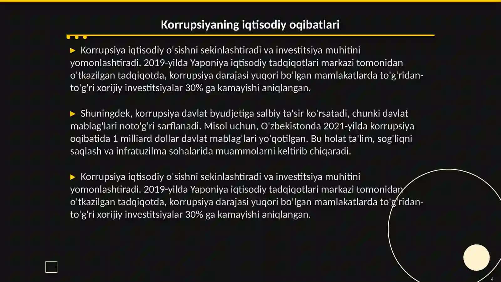 KORRUPSIYANING MOHIYATI VA UNING OQIBATLARI 4