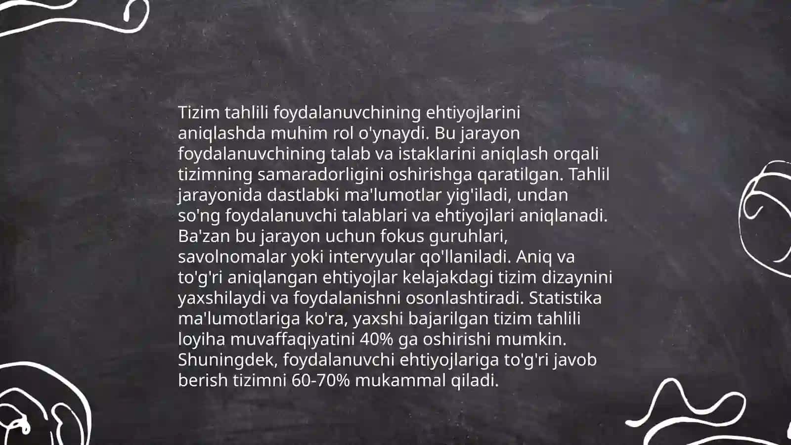 Axborot tizimlarini loyihalash va uni qurish usullari 4