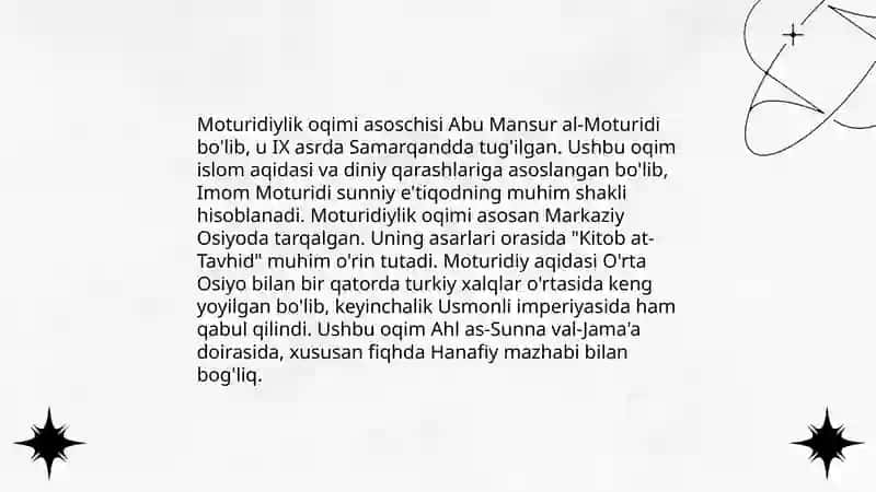 Abu Mansur al-Moturidiy buyuk kalom imomi 4