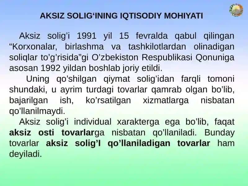 Aksiz Solig’i 4