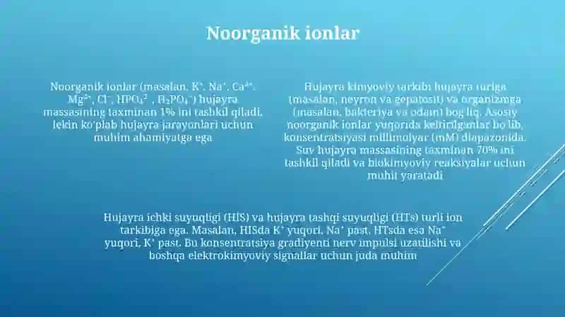 Hujayralarning kimyoviy tarkibi 4