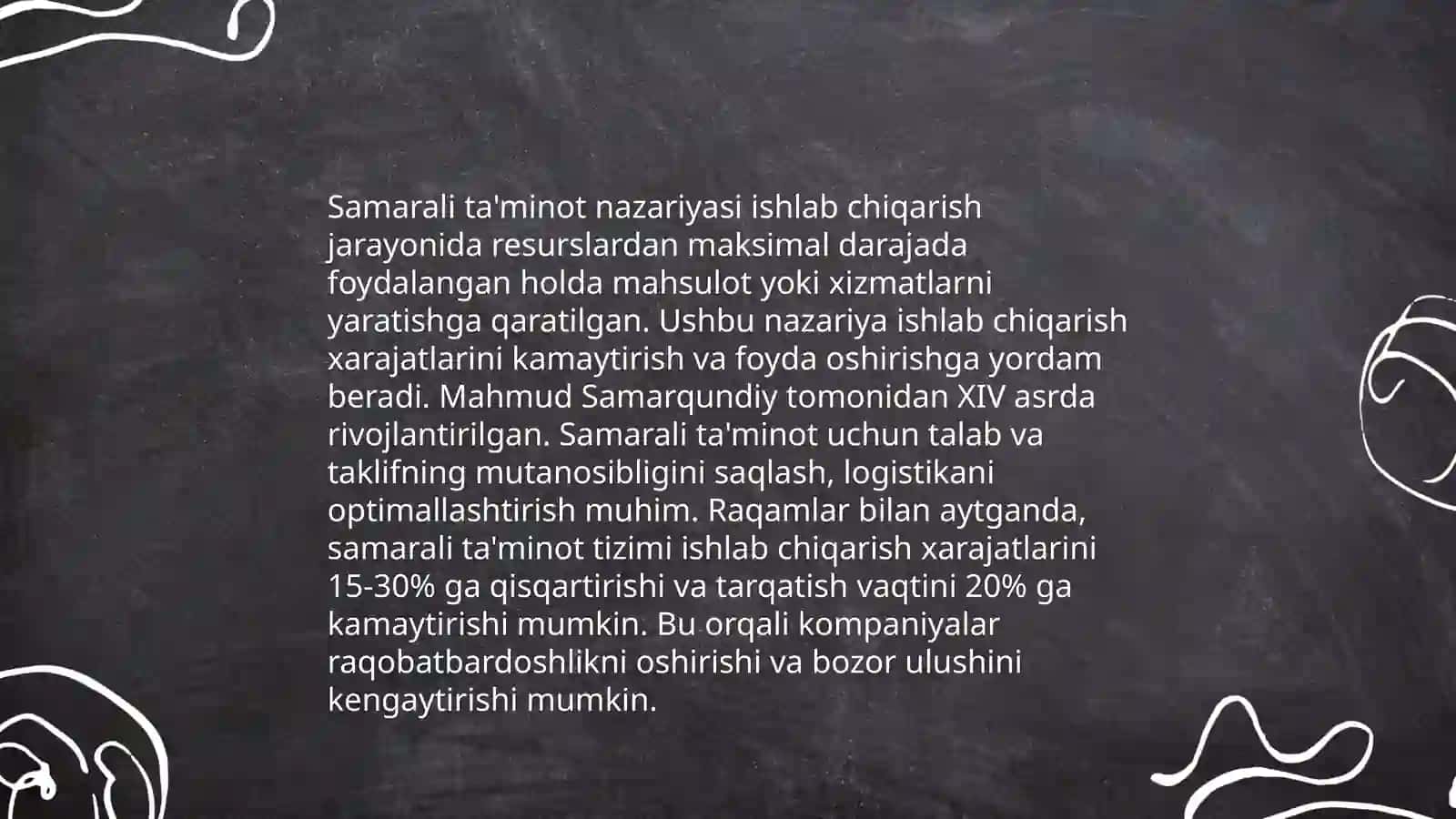Ijtimoiy nematlar samarali va raqobatli taminot mikro iqtisod prz 4