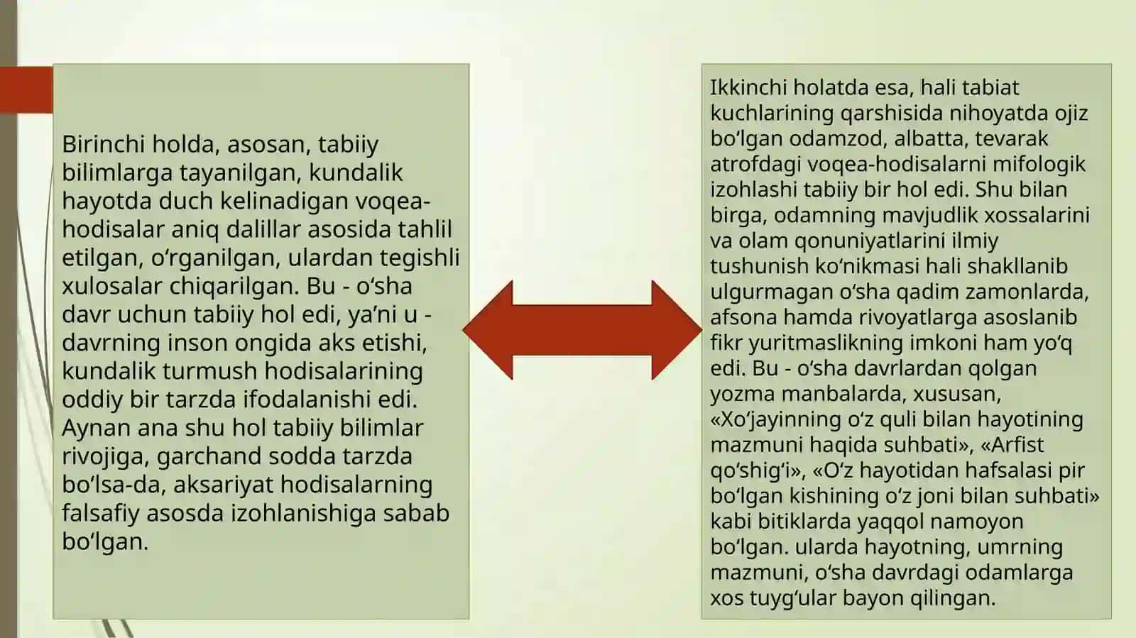 Fanlarning tasnifiga oid G’arb va Sharq mutafakkirlarining qarashlari. Sharq va G’arb falsafasining vudujga kelishi va rivojlanish tarixi 4