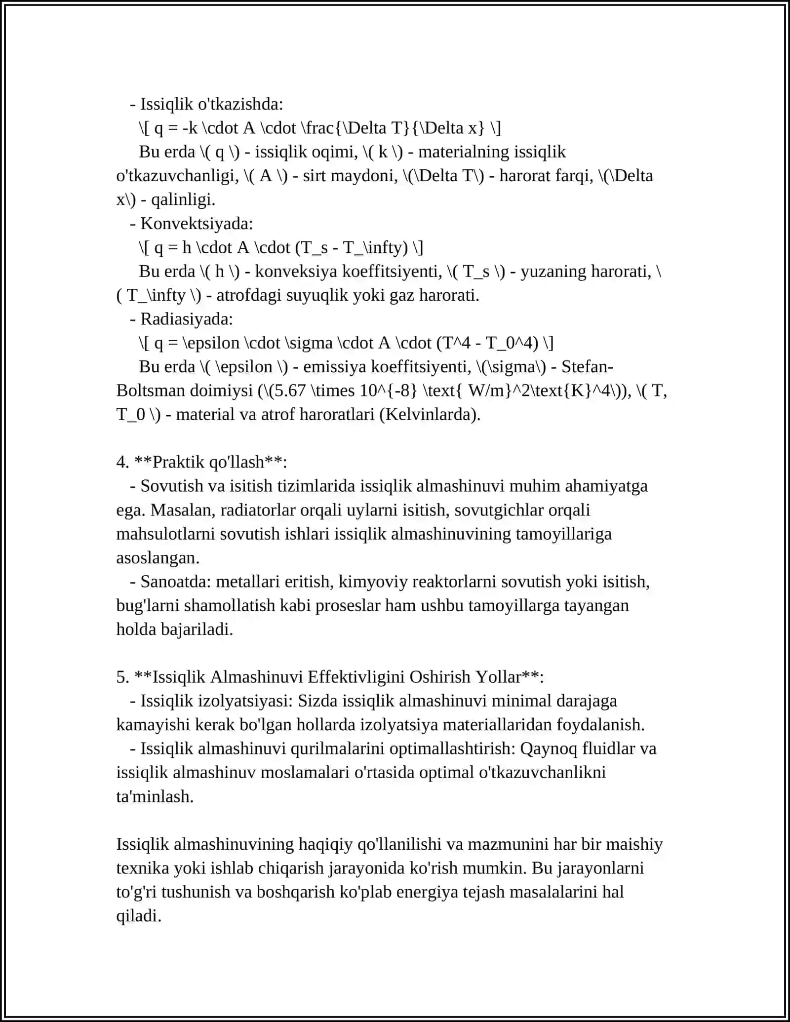ISSIQLIK ALMASHINUVI APPARATLARI 4
