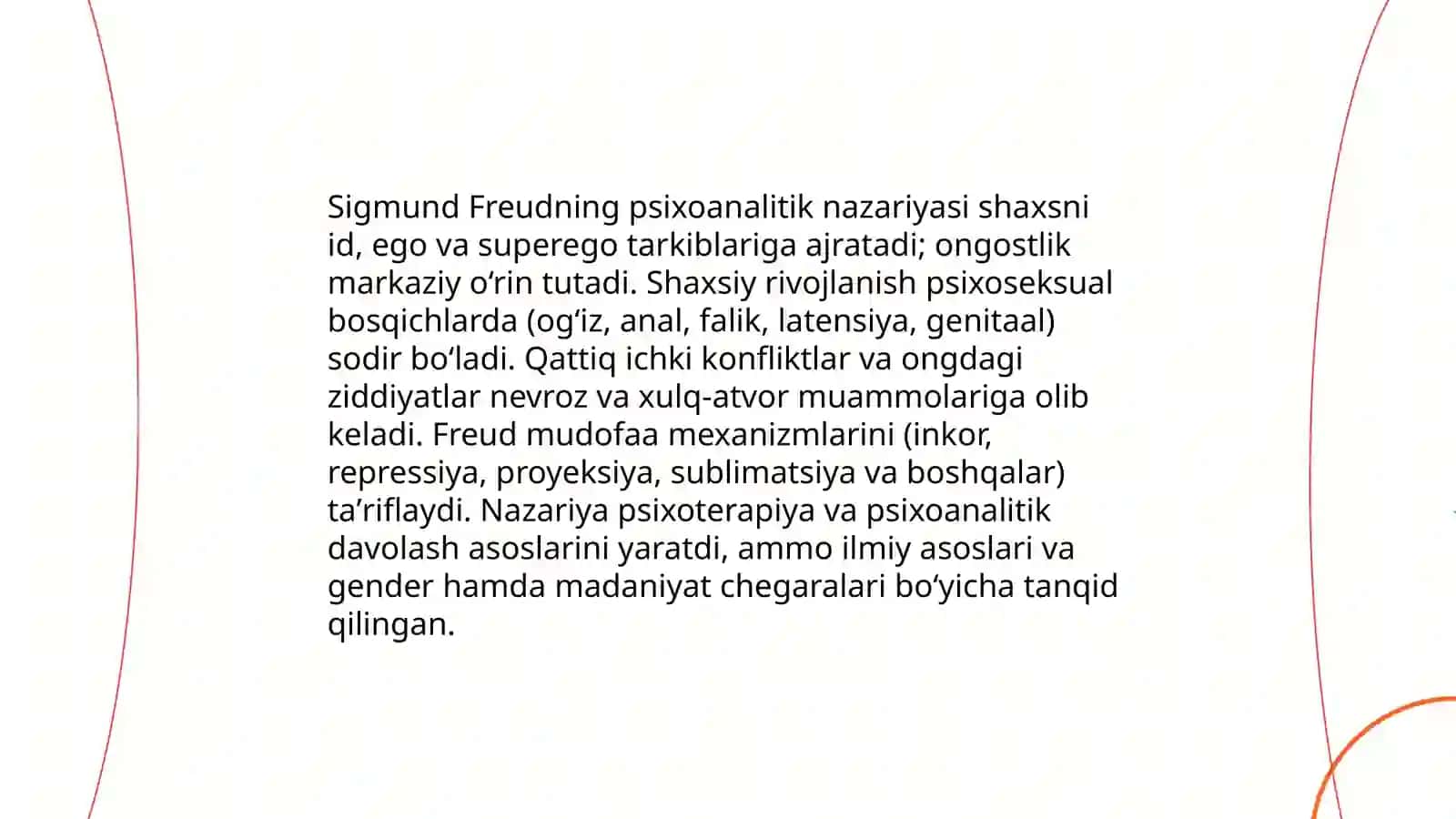 Chet el psixologiyasida shaxs nazariyalari 4