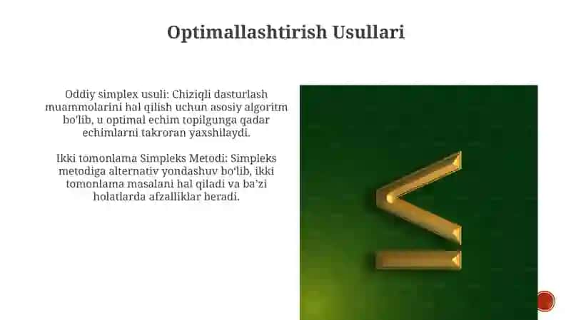 Chiziqli Dasturlash C++ bilan 4