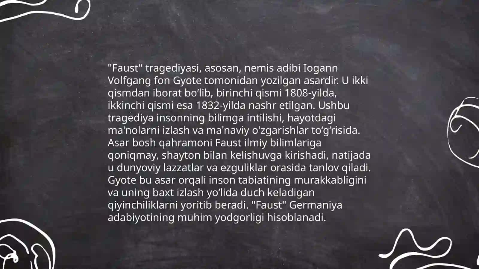 Gyotening Faust tragediyasini oʻqish 4