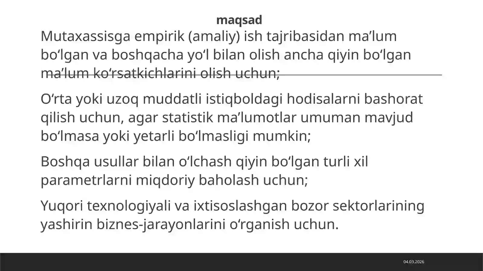 Ekspert bilan suhbat tadqiqot usuli sifatida 4