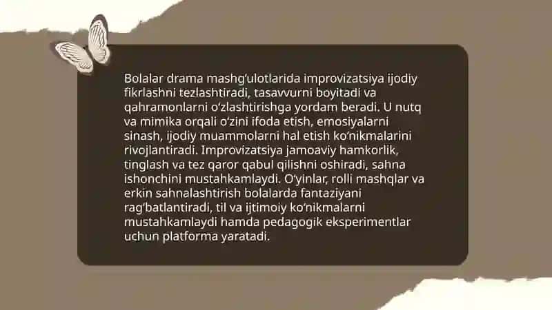 Sahnalashtirish faoliyati jarayonida bolalarda ijodkorlik mazmunini rivojlantirish 4