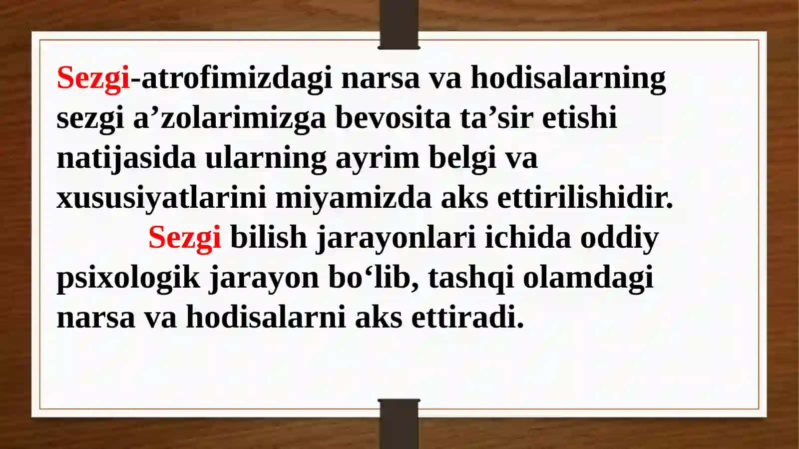 sezgi, bilish jarayonlari 4