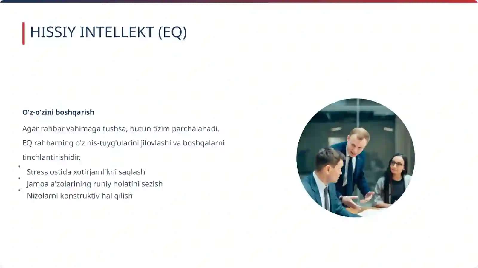 Direktorning favqulodda vaziyatlarni boshqarishdagi yetakchilik kopetensiyalari 4