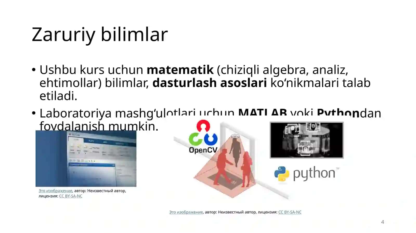 “Tasvirlarga ishlov berish” fanining maqsadi va vazifalari (ideal) 4