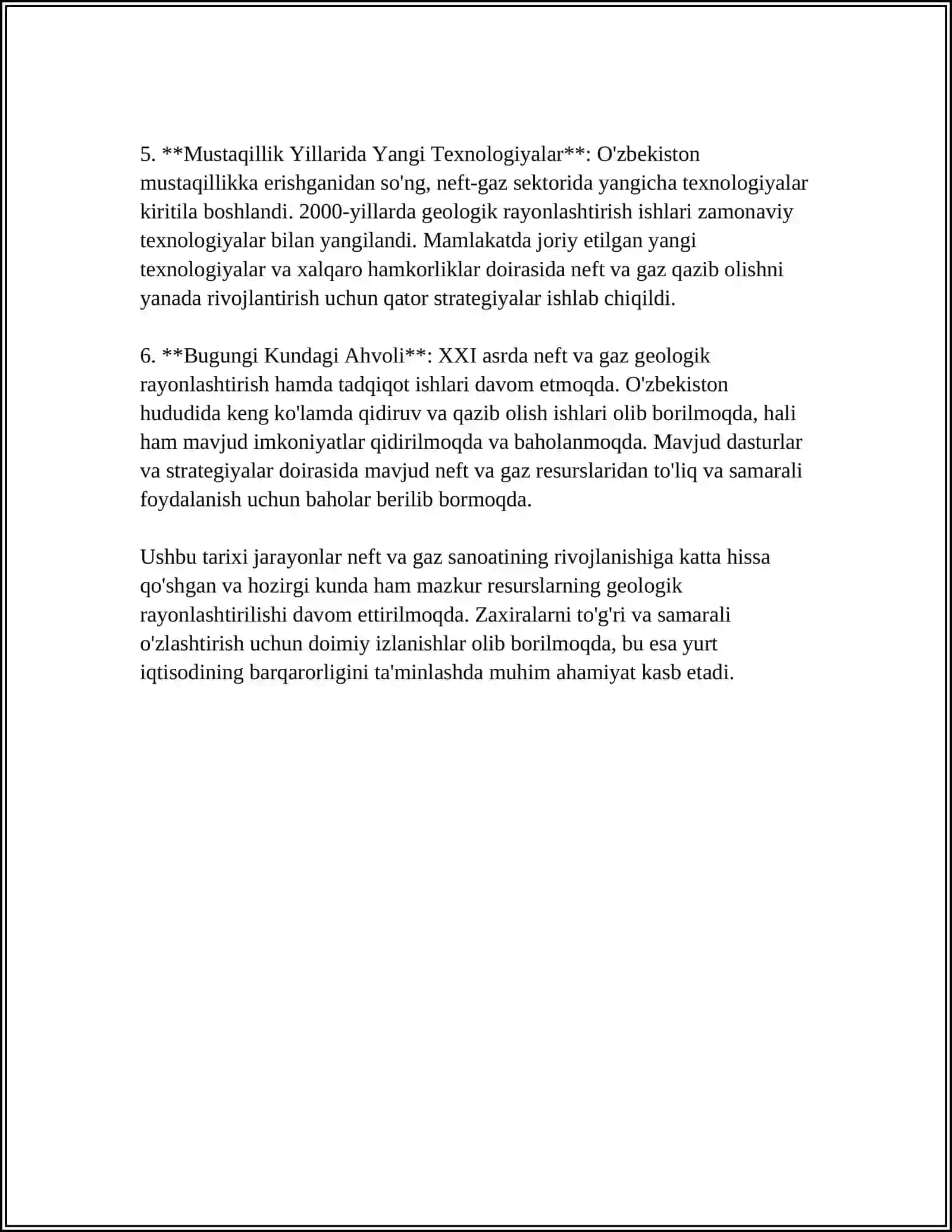 NEFT VA GAZNI GEOLOGIK RAYONLASHTIRISHNING TARIXI 4