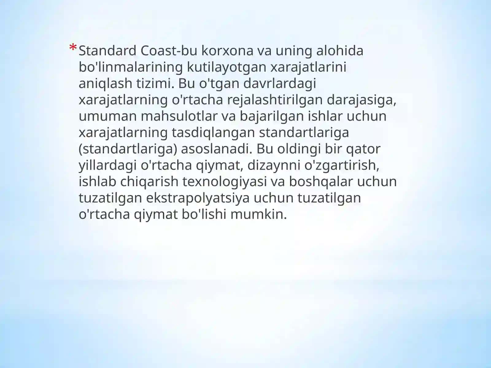 Mаhsulоt tаnnаrхini kаlkulyatsiya qilishning zаmоnаviy tizimlаri 4